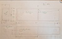 Minnie Axle Riser Rev2 
 
The holes in the existing mounting plates are oblong so the holes in the riser do not have to be oblong. Drill as per drawing. 
 
I had my local fab shop bend up a 3 1/2" x...